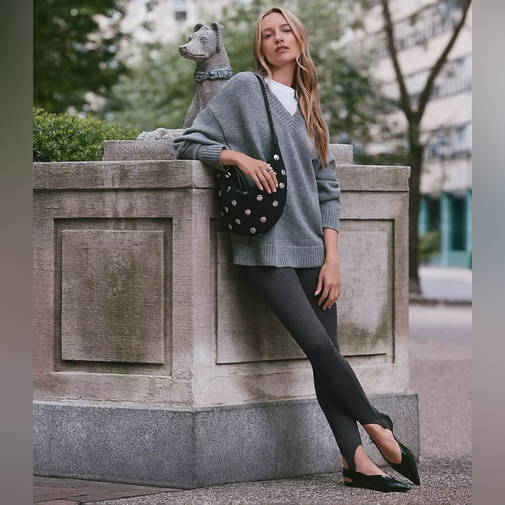 Stirrup Leggings in Ponte (Black)